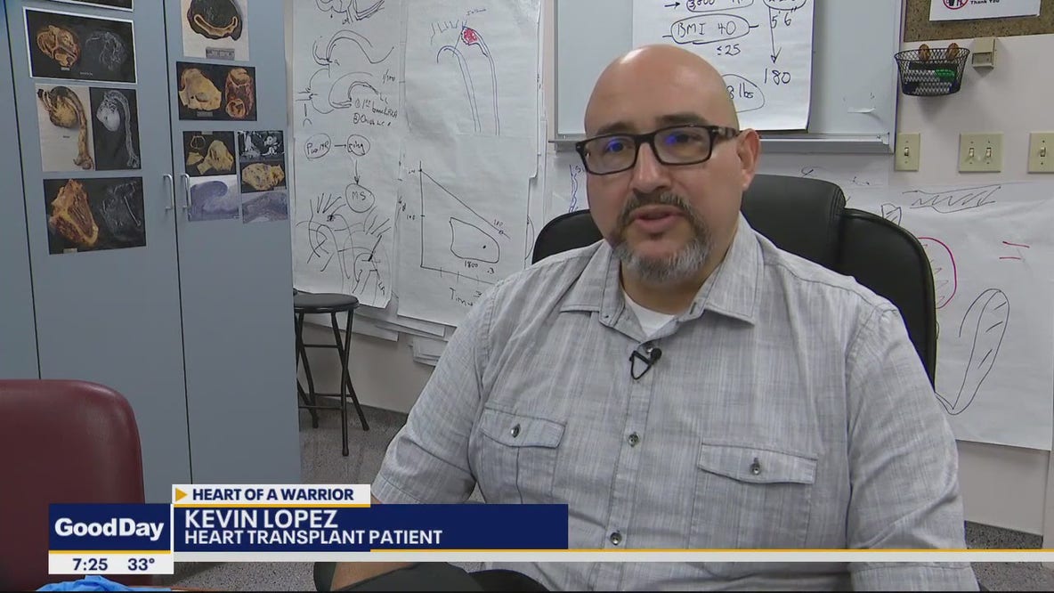Retired Plano detective shares heart transplant story
